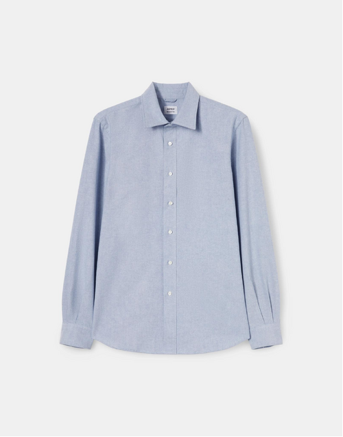 ASPESI | Sterling Heavy Cotton Oxford Shirt | Blue