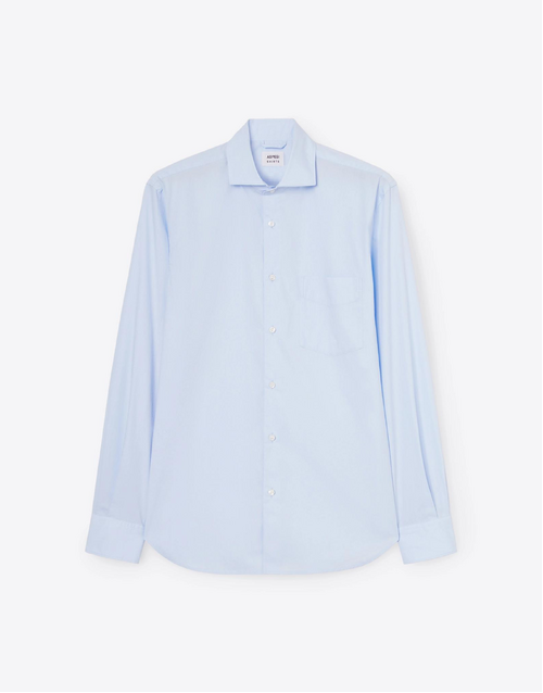 ASPESI | SEM II Stretch Poplin Shirt | Sky Blue