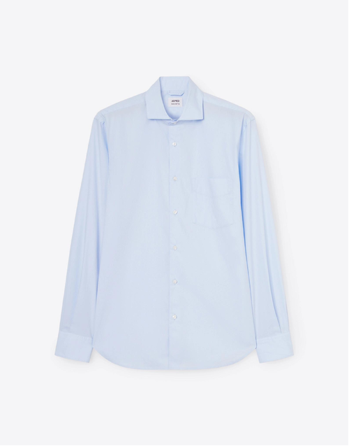 ASPESI | SEM II Men's Cotton Poplin Shirt | Sky Blue