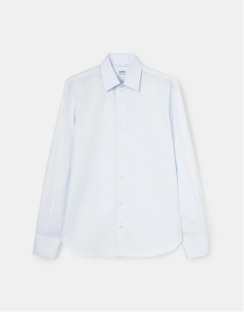 ASPESI | Classic Cotton Poplin Shirt | Light Blue