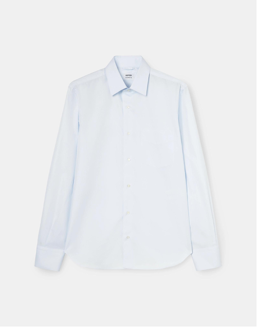 ASPESI | Classic Cotton Poplin Shirt | Light Blue