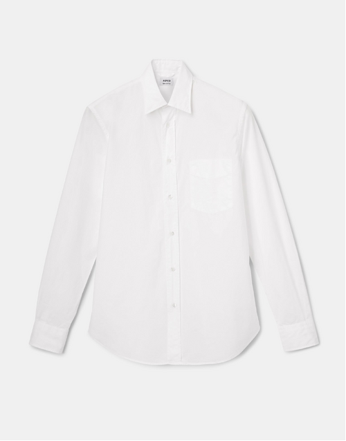 ASPESI | Andrea Cotton Poplin Shirt | White 