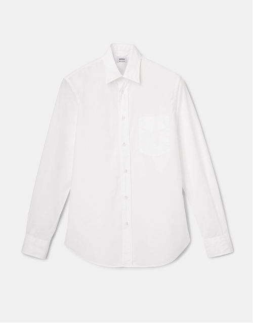 ASPESI | Andrea Cotton Poplin Shirt | White 
