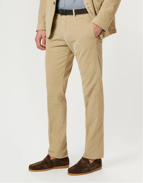 MASSIMO ALBA | 007 Mauko Baby Corduroy Trousers | Desert