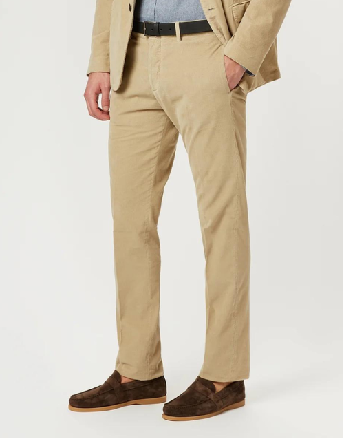 MASSIMO ALBA | 007 Mauko Corduroy Trousers | Sand
