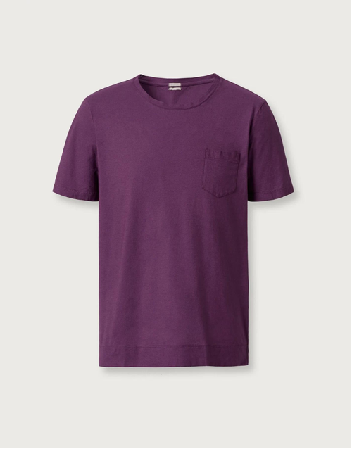 MASSIMO ALBA | Panarea Cotton Jersey T-Shirt | Purple