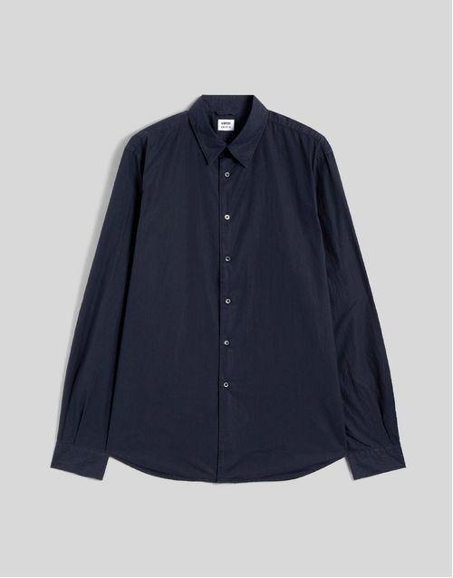 ASPESI | Lightweight Cotton Poplin Shirt | Navy