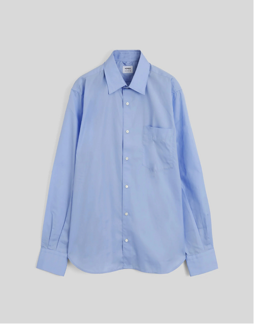 ASPESI | Classic Cotton Poplin Shirt | Sky Blue