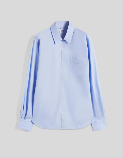 ASPESI | Classic Cotton Poplin Shirt | Sky Blue