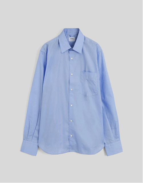 ASPESI | Classic Poplin Shirt | Sky Blue