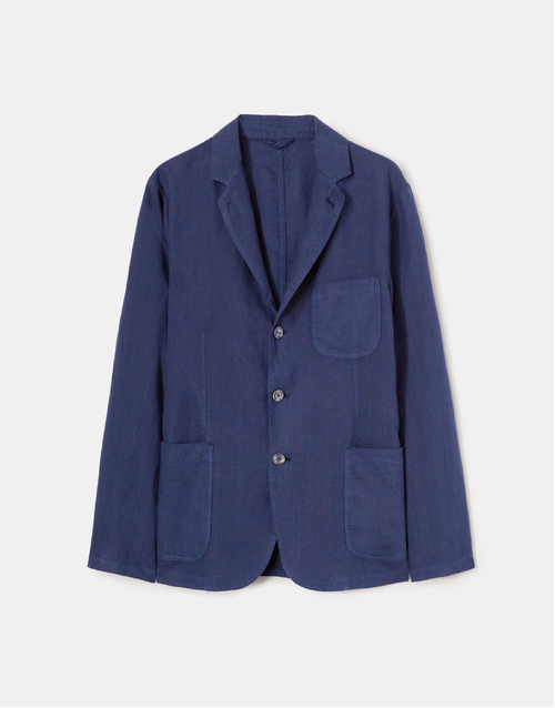 ASPESI | Samuraki Linen Blazer | Blue