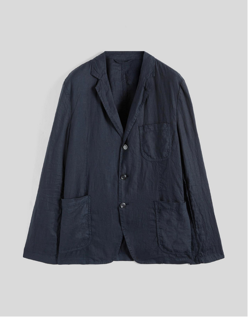 ASPESI | Samuraki Linen Blazer | Navy