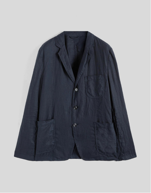 ASPESI | Lightweight Linen Samuraki Jacket | Navy