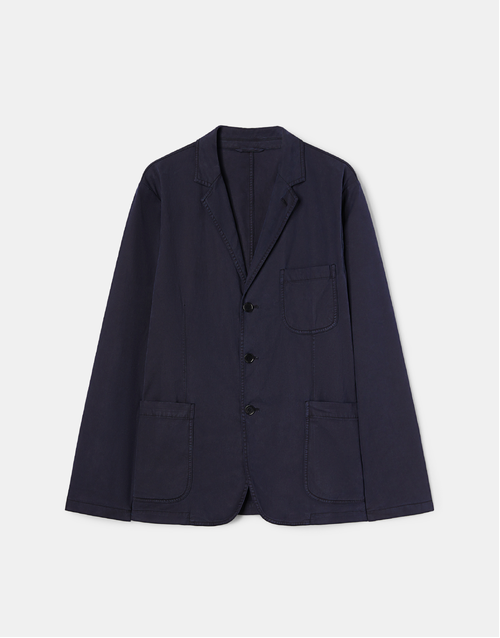 ASPESI | Samuraki Cotton Blazer | Navy