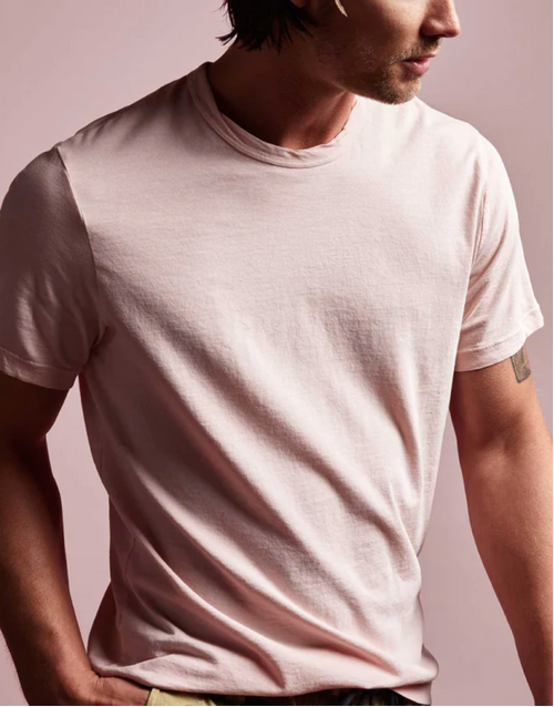 JAMES PERSE | Short Sleeve Cotton T-shirt | Nougat Pigment