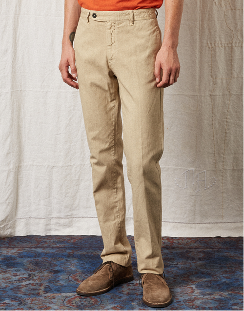 MASSIMO ALBA | Winch2 Panama Trousers T2159 | Sabbia