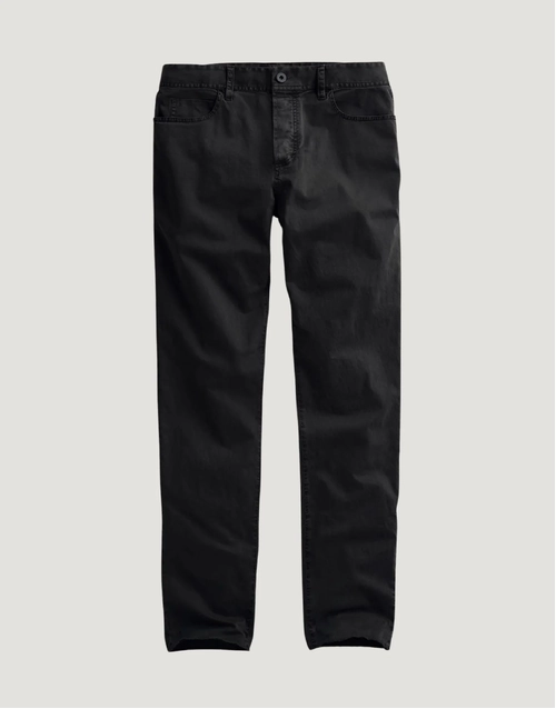JAMES PERSE | Brushed Twill Denim Trousers | Black