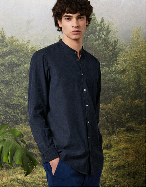 MASSIMO ALBA | Noto2 Corduroy Shirt | Black