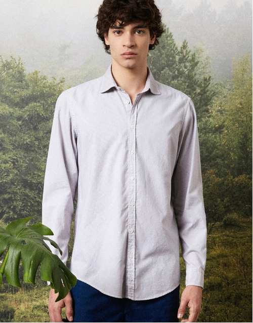 MASSIMO ALBA | Canary Cotton Shirt | White 