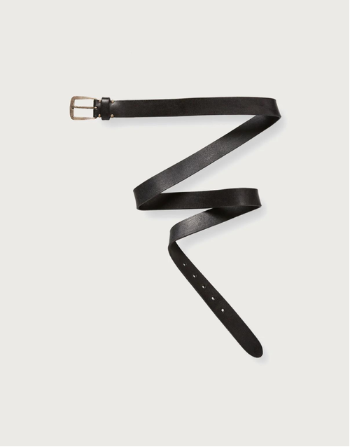 MASSIMO ALBA | Budapest Leather Belt | Black