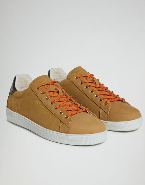 DIRK BIKKEMBERGS | Recoba Sneakers | Dark Honey Nubuck