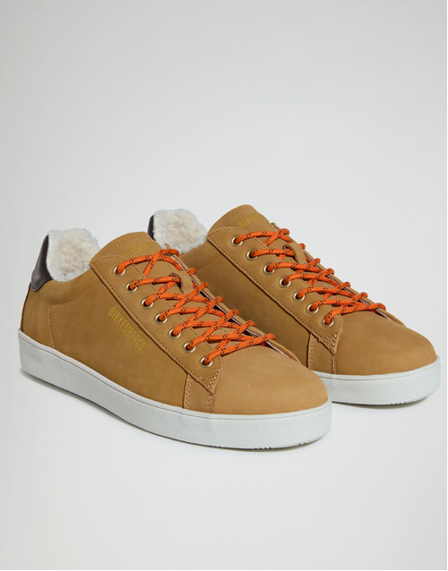 DIRK BIKKEMBERGS | Recoba Sneakers | Dark Honey Nubuck