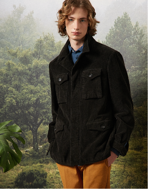 MASSIMO ALBA | Field Corduroy Jacket | Brown
