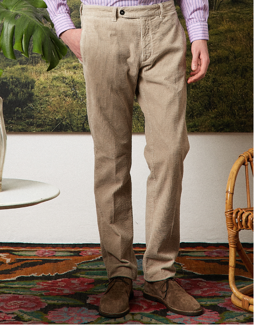 MASSIMO ALBA | Winch2 Corduroy Trousers | Natural
