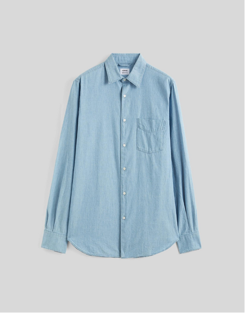ASPESI | Chambray Cotton Shirt | Light Denim
