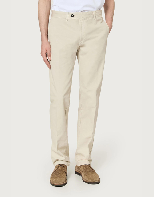 MASSIMO ALBA | Winch2 Cotton Trousers | Light Beige
