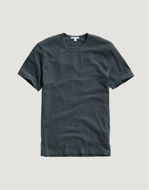 JAMES PERSE | Short Sleeve Cotton  T-Shirt | Asphalt Pigment