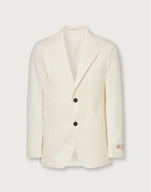 MASSIMO ALBA | Benetti Single Breasted Jacket | Panna