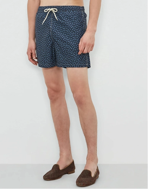 MASSIMO ALBA | Kite Dot Swim Shorts | Blue