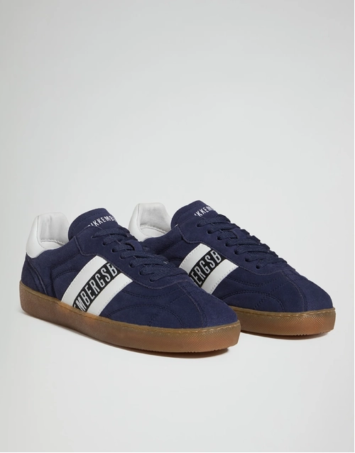 DIRK BIKKEMBERGS | Recoba Suede Sneakers | Navy
