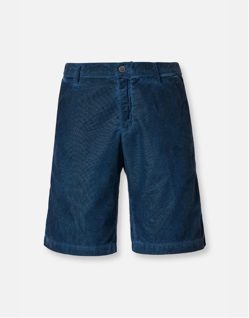 MASSIMO ALBA | Vela Baby Corduroy Shorts | Blue